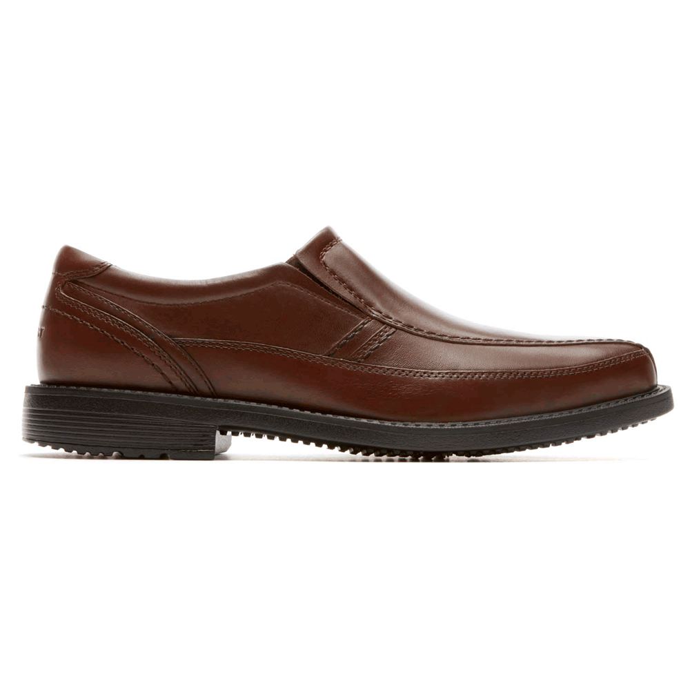 Slip-Ons Homem Rockport Style Leader 2 Bike Toe Marrom,Portugal BLDHU-8047